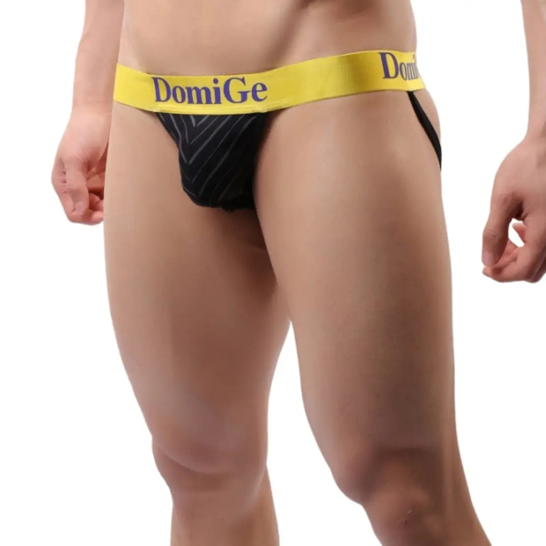 DomiGe Tanga con correa para hombre - Ropa interior elegante de fibra de bambú