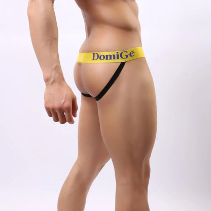 DomiGe Men's Jock Strap Thong - Stylish Bamboo Fiber Underwear