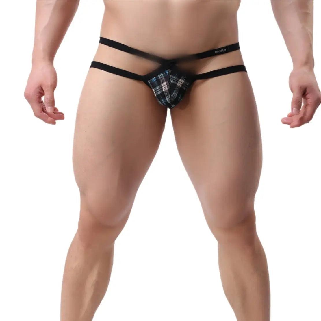 DomiGe Bold X-Design Men's Jock Strap Underwear for the Modern Man