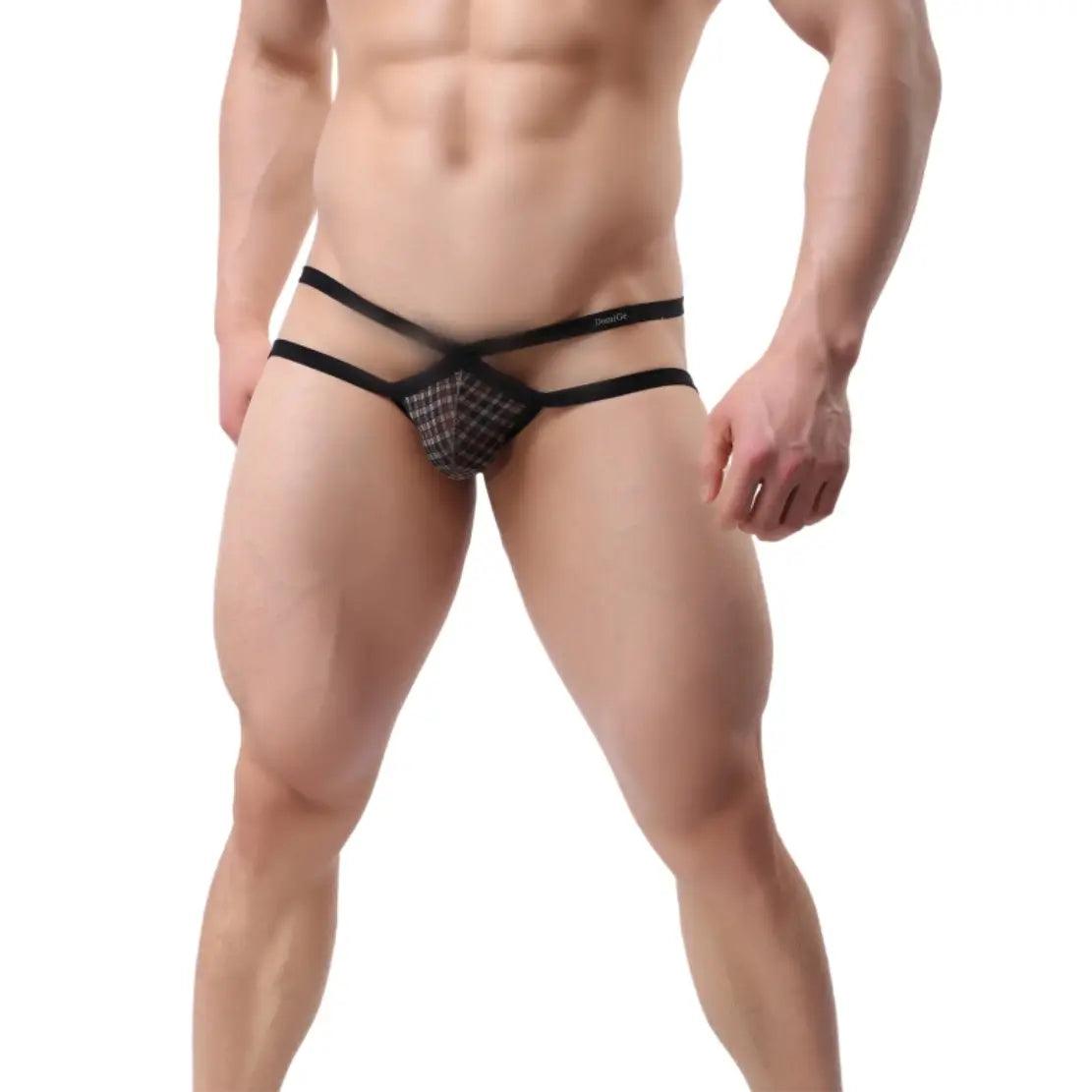 DomiGe Bold X-Design Men's Jock Strap Underwear for the Modern Man