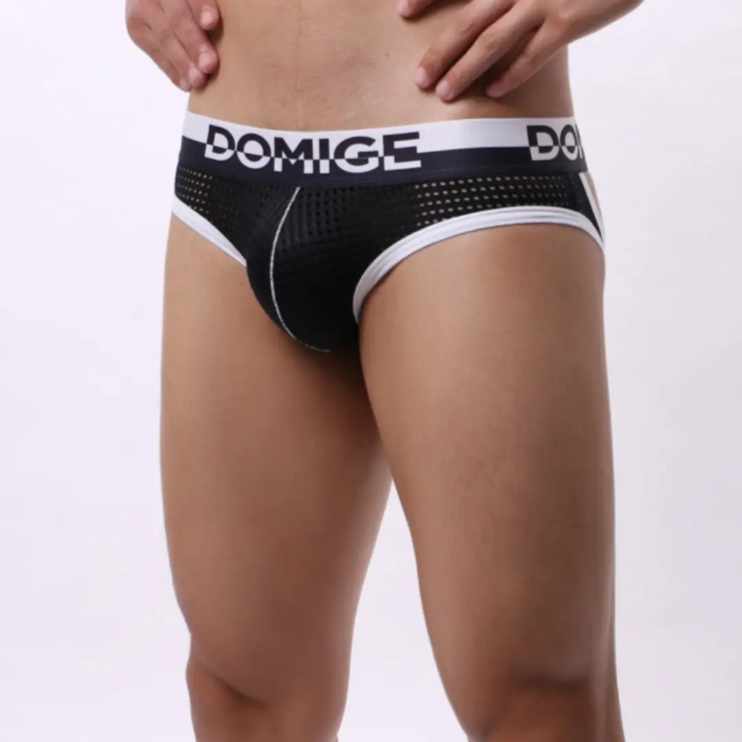 DomiGe Suspensorios para hombre Mezcla de nailon y spandex de primera calidad