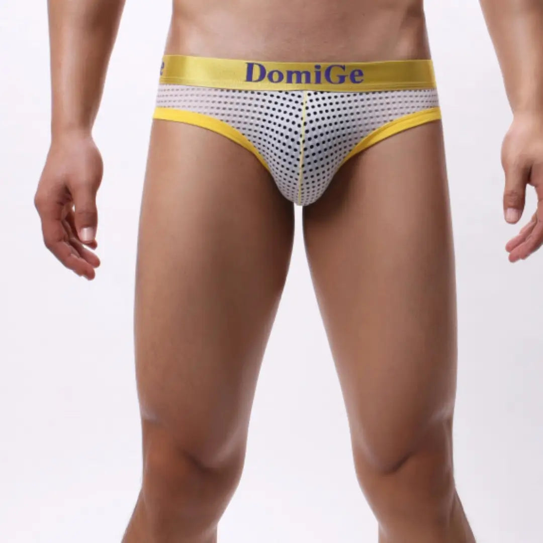 DomiGe Suspensorios para hombre Mezcla de nailon y spandex de primera calidad