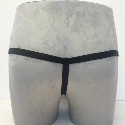 DomiGe Men's Thongs Underwear - Breathable Mesh G-String Low Rise Sexy Thong