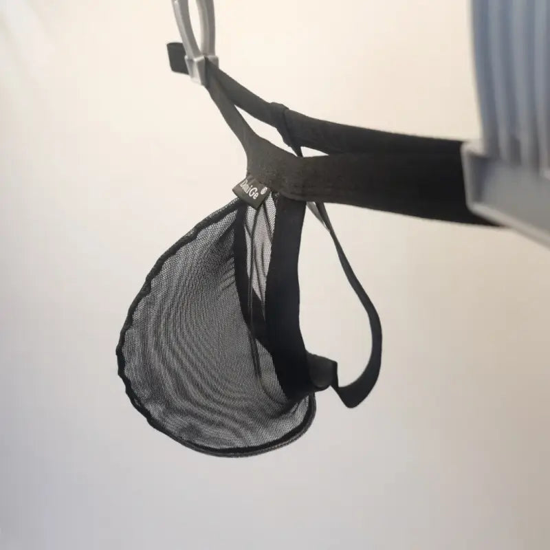 DomiGe Men's Thongs Underwear - Breathable Mesh G-String Low Rise Sexy Thong