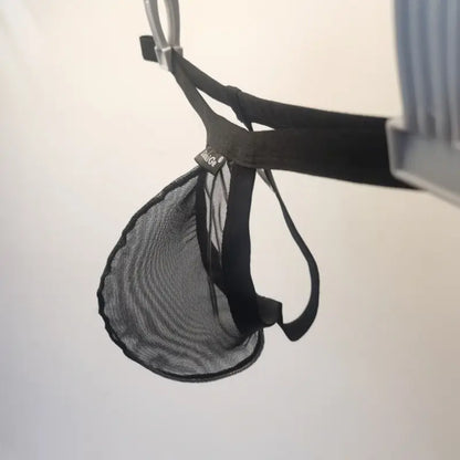 DomiGe Men's Thongs Underwear - Breathable Mesh G-String Low Rise Sexy Thong