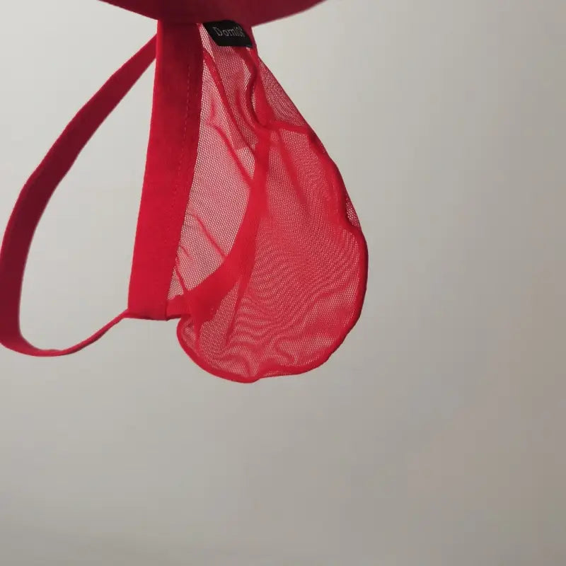 DomiGe Men's Thongs Underwear - Breathable Mesh G-String Low Rise Sexy Thong