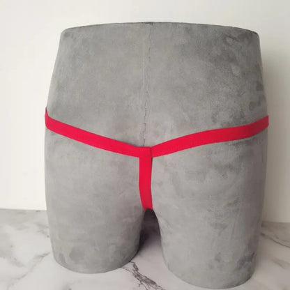 DomiGe Men's Thongs Underwear - Breathable Mesh G-String Low Rise Sexy Thong