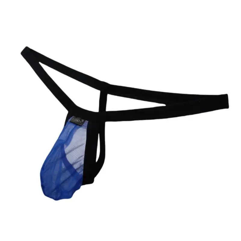 DomiGe Men's Thongs Underwear - Breathable Mesh G-String Low Rise Sexy Thong