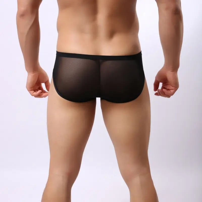 DomiGe Men's Mesh Cock Sock Brief – Breathable Nylon Pouch