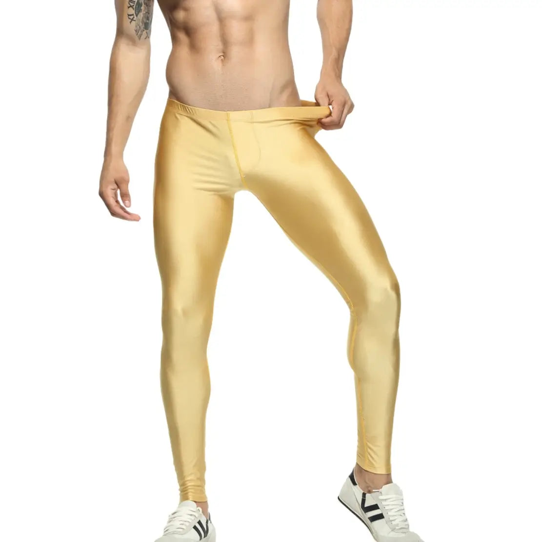 TAUWELL Men's Long John Compression Tights Leggings