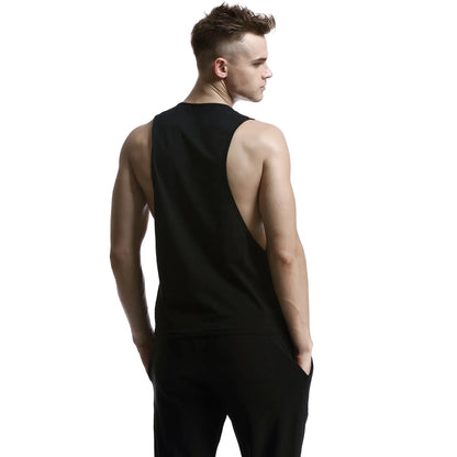 Seobean 100% Cotton Men's Fashion Vest Top - Unique Sleeveless Undershirt