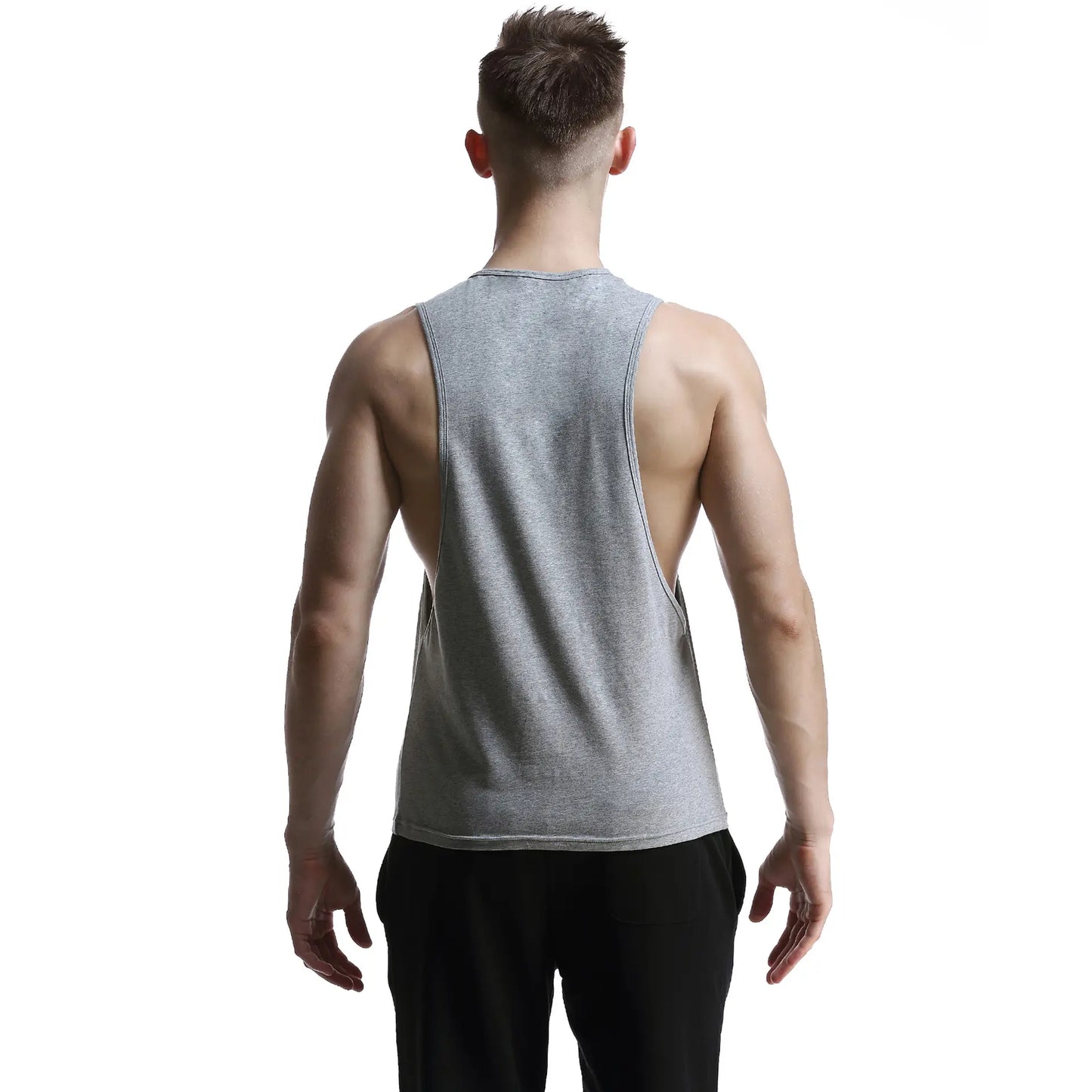 Seobean 100% Cotton Men's Fashion Vest Top - Unique Sleeveless Undershirt