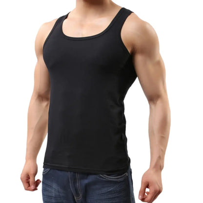 Camiseta sin mangas de algodón para hombre DomiGe La comodidad clásica se combina con el chaleco masculino