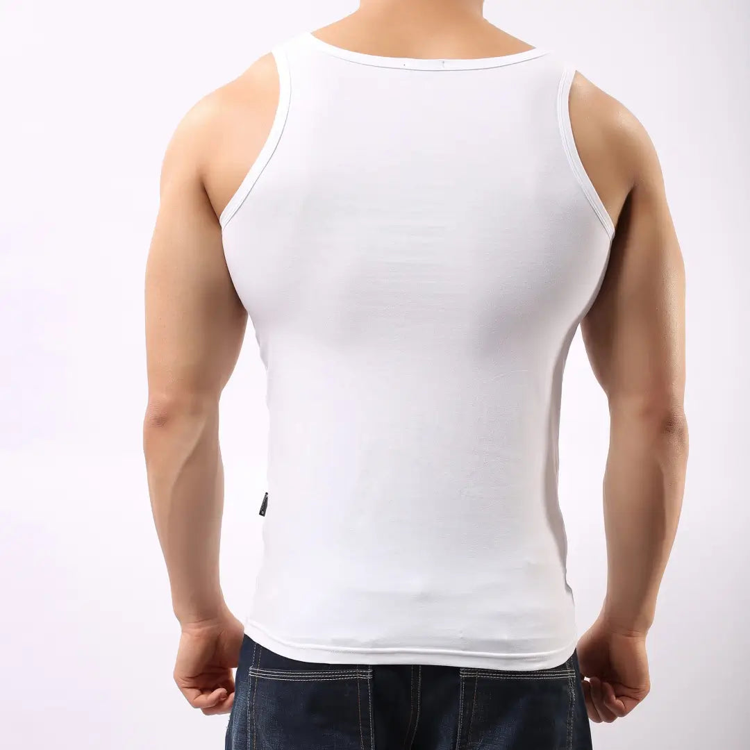 Camiseta sin mangas de algodón para hombre DomiGe La comodidad clásica se combina con el chaleco masculino