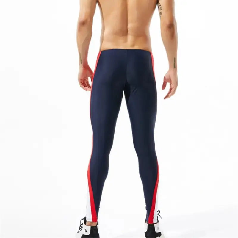 TAUWELL Men's Long John Compression Leggings - Athletic Tights