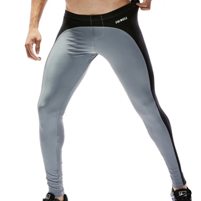 TAUWELL Men's Long John Compression Leggings - Performance Sports Tights