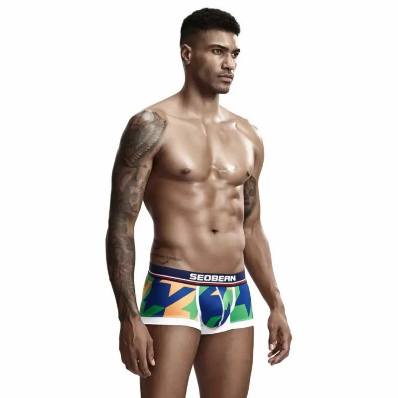 Sexy Low Rise Boxer Briefs for Men 90225