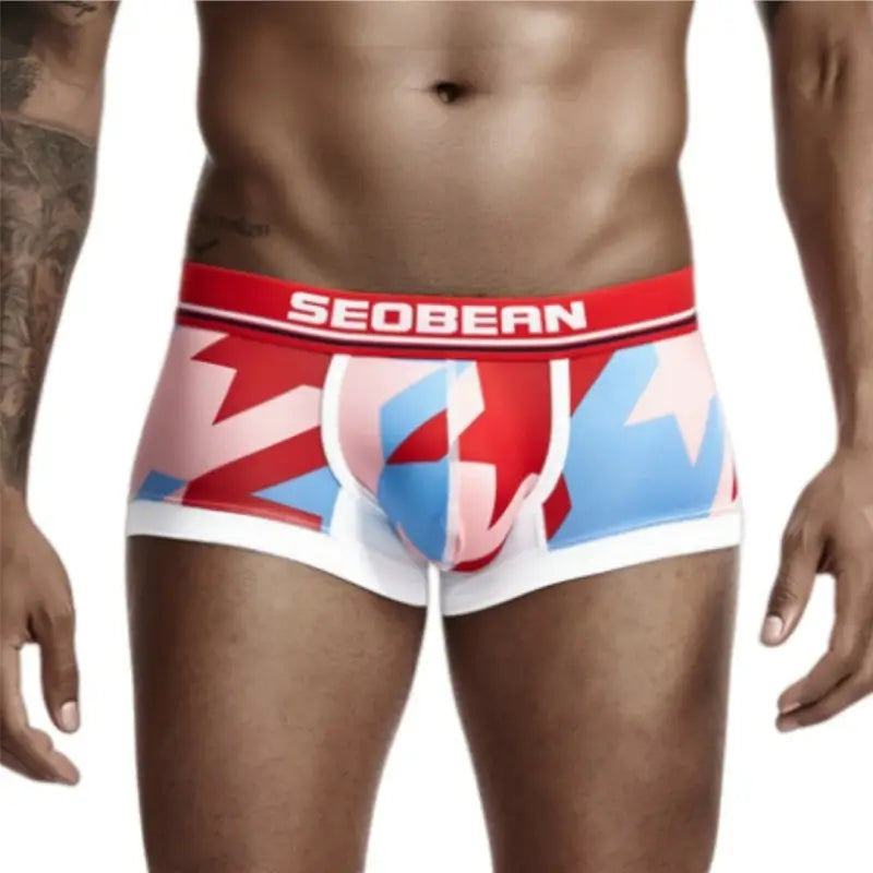 Sexy Low Rise Boxer Briefs for Men 90225