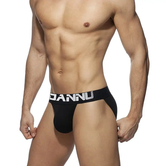 Adannu Men's Briefs with Extra Wide Elastic Belt