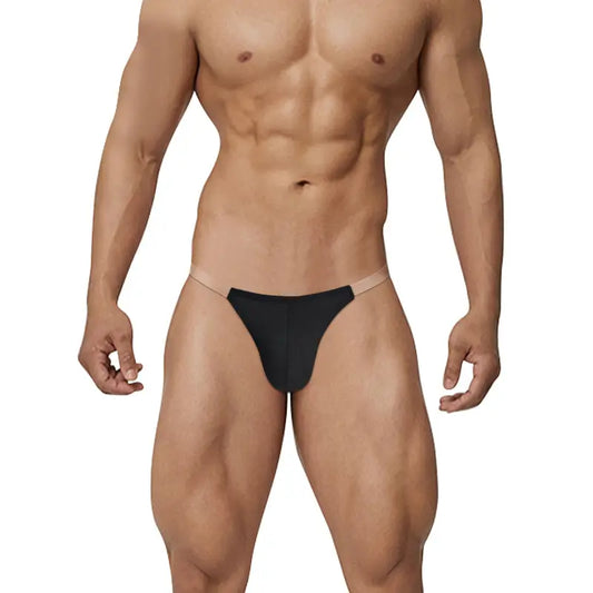 Adannu Men's U-Shaped Low Waist Briefs in Modal - Transparent Waistband for a Stylish Innerwear Experience