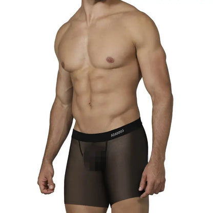 Adannu Transparent Sports Long Rod Boxer Shorts