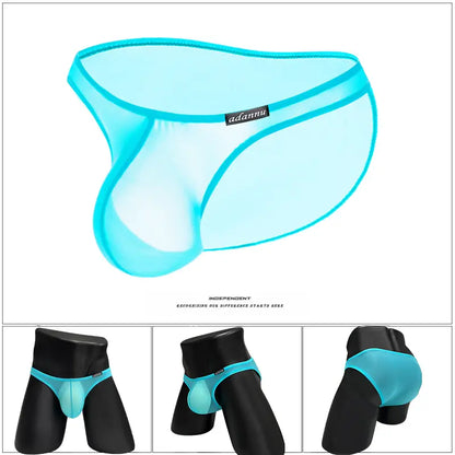 Adannu Ultra-Thin Transparent Bikini Briefs for Men – Sexy and Stylish