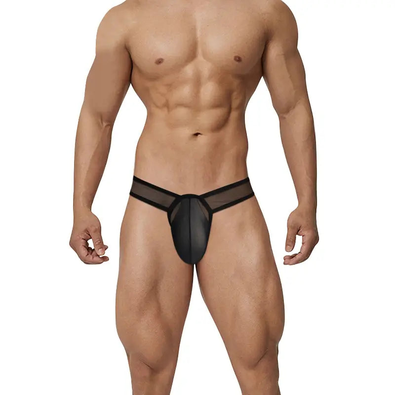 ADANNU Herren-Slip aus ultradünnem 0,01 mm Mesh – sexy, mikroelastisch und weiche Passform