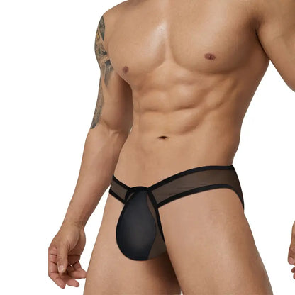 ADANNU Herren-Slip aus ultradünnem 0,01 mm Mesh – sexy, mikroelastisch und weiche Passform