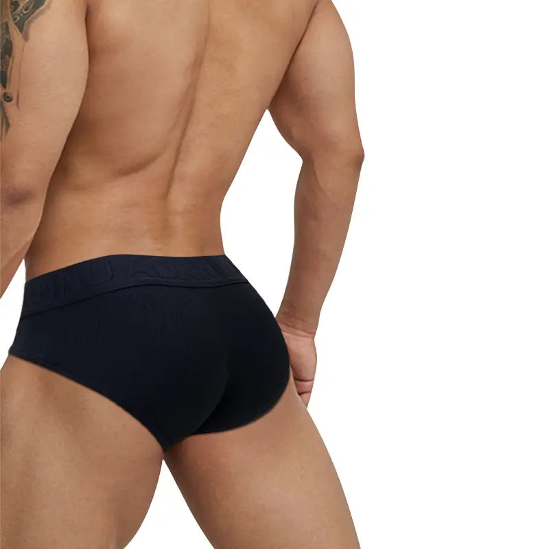 Calzoncillos para hombre Adannu: ropa interior transpirable de tiro bajo con soporte de bolsa mejorado