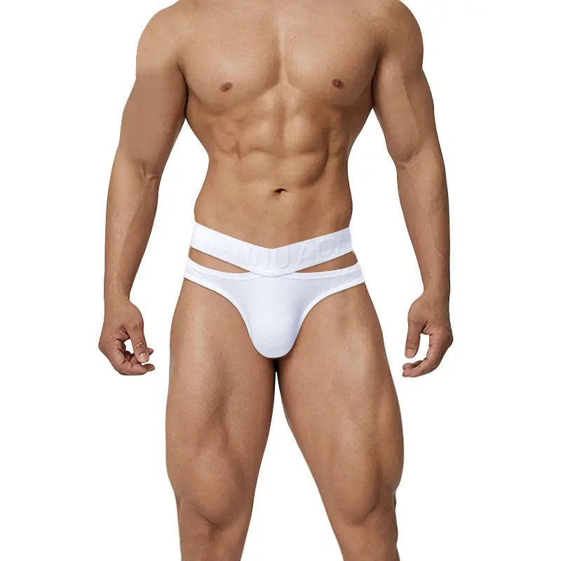 Adannu Herren-Slip aus Baumwoll-Spandex mit verbessertem Beutel-Design