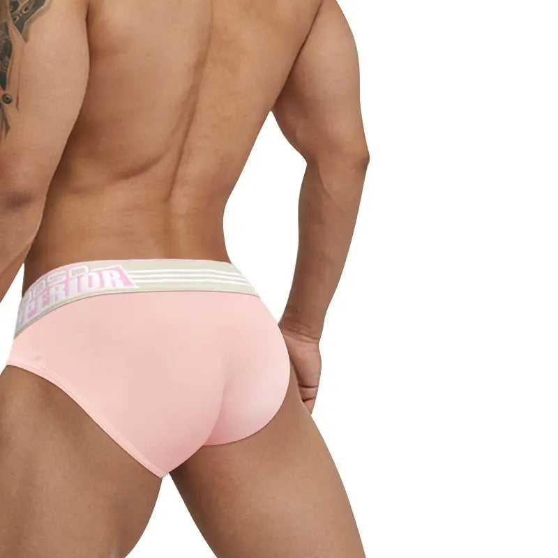 0850 Men's Sexy Low-Rise Cotton Briefs with Pouch