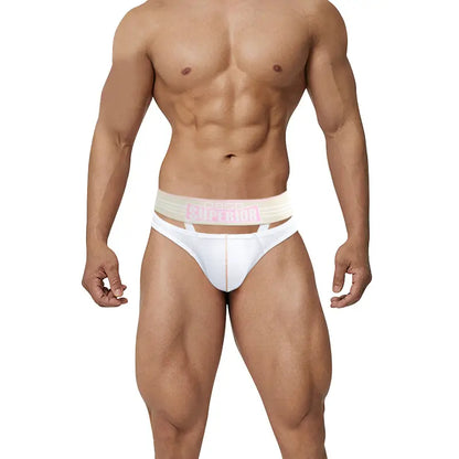 0850 Men's Sexy Low-Rise Cotton Briefs with Pouch