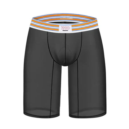 Adannu Men's Sexy Transparent Quick Dry Breathable Boxer Shorts AD7374