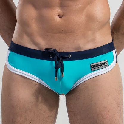 Desmiit Men's Swim Brief - 82% Nylon + 18% Spandex - Sexy & Stylish Swimwear