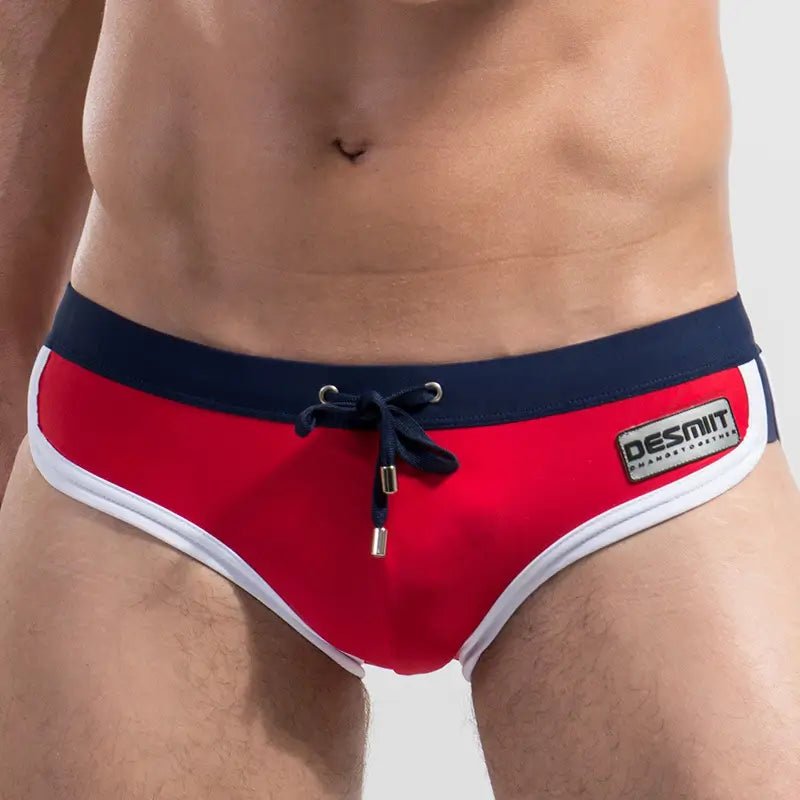 Desmiit Men's Swim Brief - 82% Nylon + 18% Spandex - Sexy & Stylish Swimwear