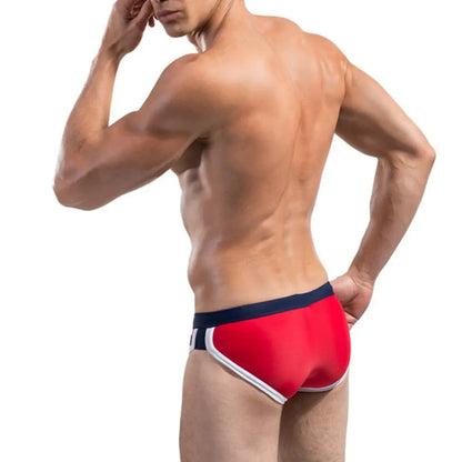 Desmiit Men's Swim Brief - 82% Nylon + 18% Spandex - Sexy & Stylish Swimwear