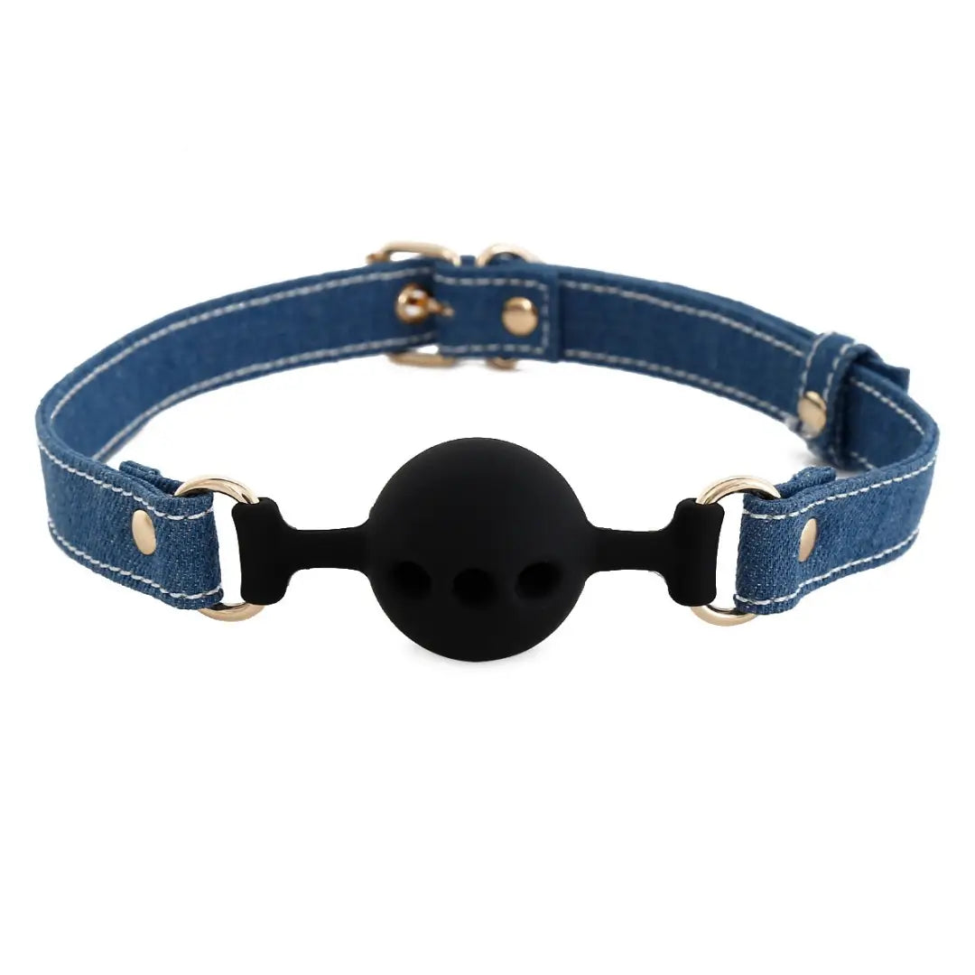 Denim Blue 6-Piece BDSM Kit — Bondage Set for Couples