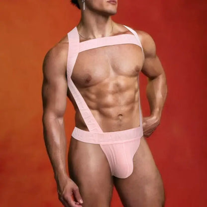 Adannu Men's Harness Jock Strap – Wide Strap Double-D Back AD334