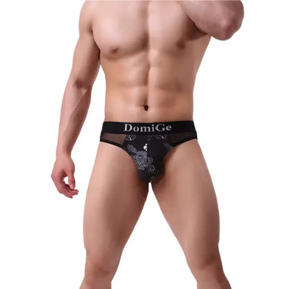 Ropa interior de algodón de malla DomiGe para hombres, tangas masculinas sexis