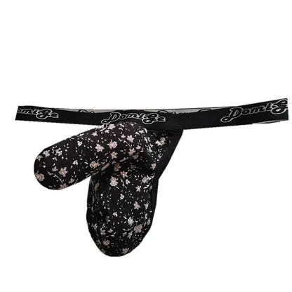 DomiGe Men's Elephant Thong: Ball Pouch Underwear with T-Back