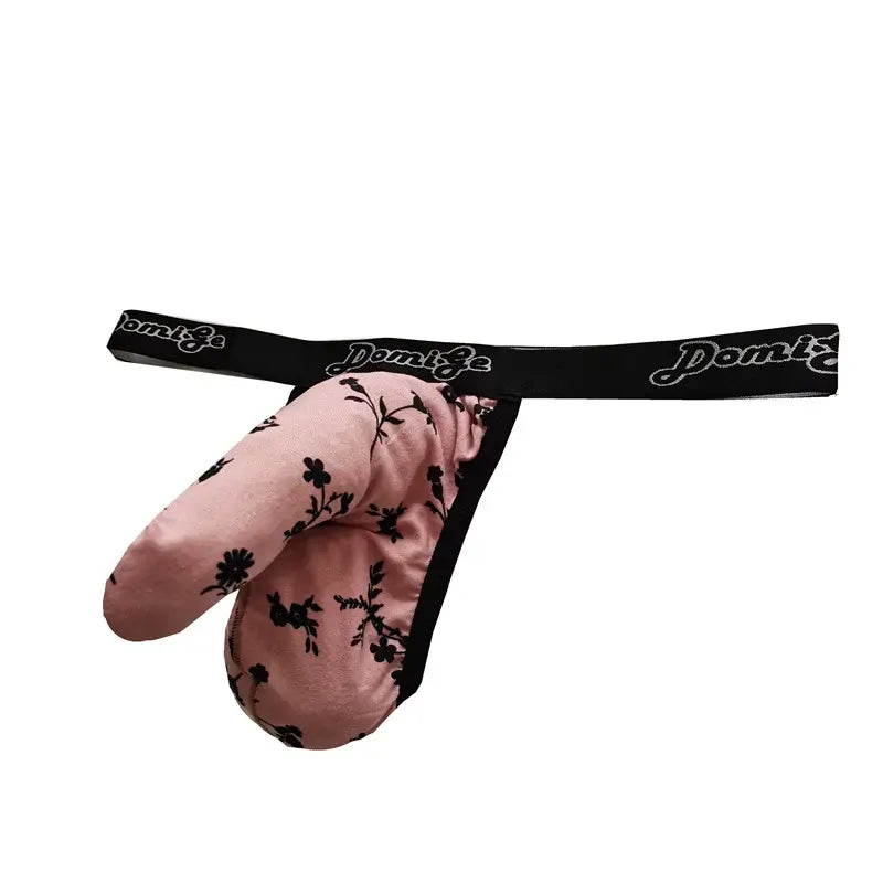 DomiGe Men's Elephant Thong: Ball Pouch Underwear with T-Back