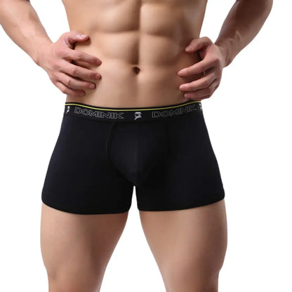 Dominik Men's Mid-Rise Boxer Briefs - Modal U-Shaped Support