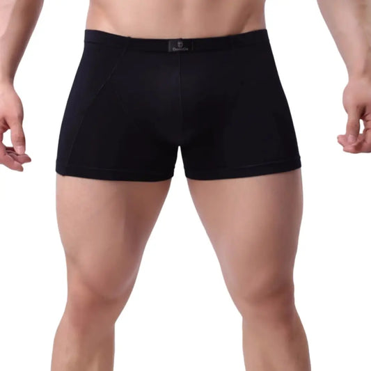 DomiGe Herren-Boxershorts aus Modal, glatte Kanten, Unterstützung hinten