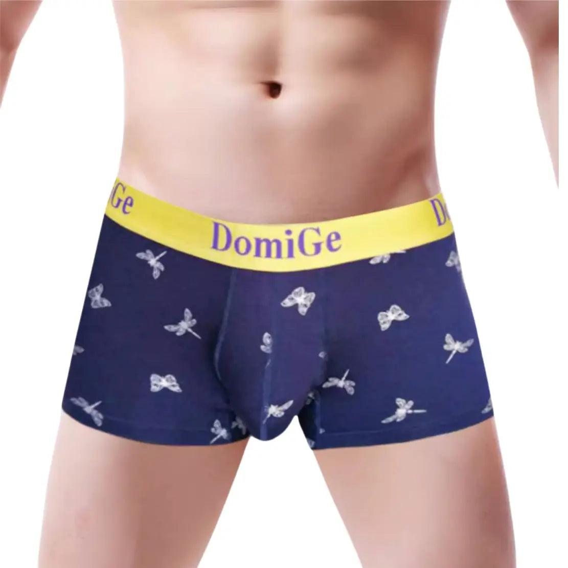 DomiGe Herren-Boxershorts aus Modal mit luxuriösen Drucken