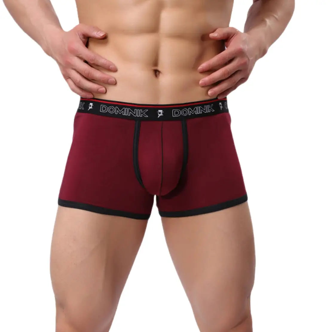 Dominik Men's Mid-Rise Boxer Briefs - Modal U-Shaped Support