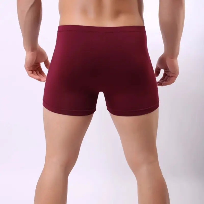 DomiGe Men's Modal Boxer Shorts Smooth Edges Rear Support