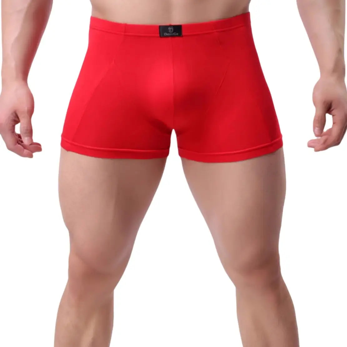 DomiGe Men's Modal Boxer Shorts Smooth Edges Rear Support