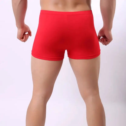 DomiGe Men's Modal Boxer Shorts Smooth Edges Rear Support