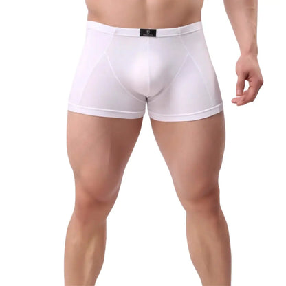 DomiGe Men's Modal Boxer Shorts Smooth Edges Rear Support