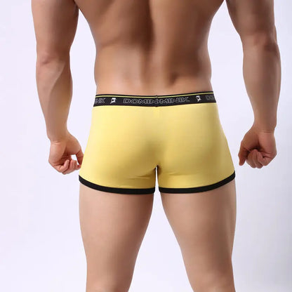 Dominik Men's Mid-Rise Boxer Briefs - Modal U-Shaped Support